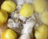 鶏とジャガ芋の塩麹煮作り方4写真