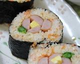ウインナーでお花海苔巻き♪作り方5写真