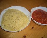 簡単トマトつけパスタ作り方3写真