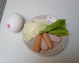 皮なしウインナー&卵のガレット✿作り方1写真