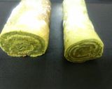 ﾎｯﾄｹｰｷﾐｯｸｽde抹茶バーム作り方4写真
