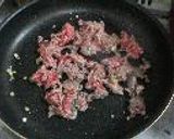 牛バラとチンゲン菜のオイスターソース炒め作り方3写真