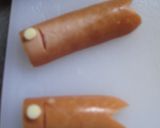 子供の日の朝食に鯉のぼりトースト♪作り方1写真