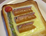子供の日の朝食に鯉のぼりトースト♪作り方3写真