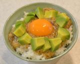 *アボカドン*海苔とろろ～柚子胡椒風味作り方2写真