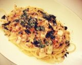 ねばねば海鮮ペペロンチーノ作り方8写真