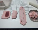 ♫いちごのマーブルパン♫作り方3写真