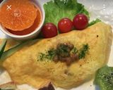 納豆チーズ入り簡単オムレツ作り方5写真
