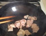 鶏皮とほうれん草炒め作り方2写真