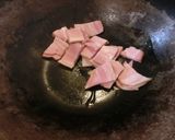 ヘチマとベーコンの炒め物作り方3写真