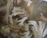 キャベツとマイタケのお味噌汁作り方5写真