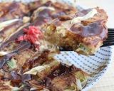 キャベツなし？！もやしと葱のお好み焼き作り方4写真