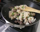 残りご飯で♥ステーキ♥ピラフ作り方5写真