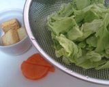 *♡°キャベツと厚揚げde野菜炒め°♡*作り方1写真