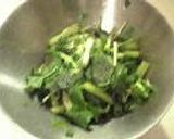 わさび菜のおひたし作り方1写真