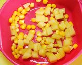 見た目も美味しい♬めんたいマヨサラダ作り方2写真