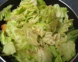 *♡°キャベツと厚揚げde野菜炒め°♡*作り方5写真