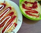 ツナチーズの焼き卵ご飯作り方5写真