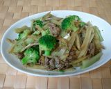 ブロッコリーとじゃがいものオイスター炒め作り方7写真