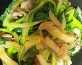 ちぢみ菜のオイスターマヨ炒め♪作り方7写真