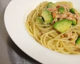 簡単！アボカドとサーモンのクリームパスタ作り方5写真