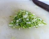 ツナとチーズ　葱入りオムレツ作り方2写真