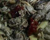牛肉ときのこのオイスターソース炒め作り方4写真