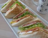 休みの日の朝食に！BLTサンド作り方5写真
