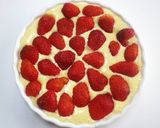 *クラフティ風 ❤ 苺のチーズケーキ♪作り方5写真