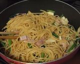 エリンギのレモンバター醤油パスタ作り方5写真