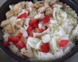 爽やかレモンのパエリア風♪炊き込みご飯☆作り方5写真