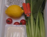 小松菜と豆腐のサラダ和風ドレッシング添え作り方1写真
