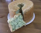 野菜でスイーツ♪ 小松菜と豆乳のシフォン作り方10写真