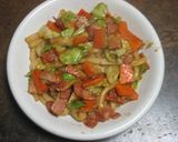 野菜たっぷり☆ざざっと簡単みそ焼きうどん作り方6写真