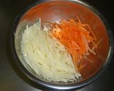 シャキシャキ食感！千切りポテトサラダ作り方1写真