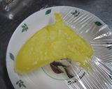 キャラ弁に～レンジでちょっとだけ薄焼き卵作り方2写真