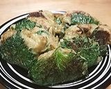 鶏ミンチとなめ茸のシソ巻き焼き作り方3写真