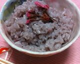 赤ワインでお花見ご飯作り方4写真