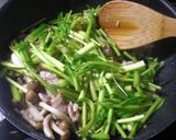 せり＆しめじ＆豚肉炒め作り方4写真