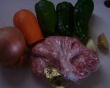 一人ご飯＊食べたい時にドライカレー＊作り方1写真