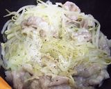 豚バラともやしのあんかけ焼きそば作り方5写真