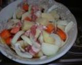 レンジで肉じゃが作り方1写真