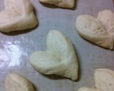 ハートのぽこぽこパン作り方4写真