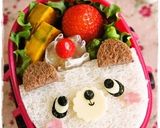 ＊キャラ弁＊　パンDEくまちゃん♥作り方7写真