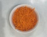 レンジで簡単にんじんのオリーブオイル和え作り方3写真