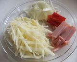 簡単スペイン風オムレツ作り方1写真