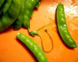 砂糖さやと牛肉の煮物★春の旬メニュー作り方1写真