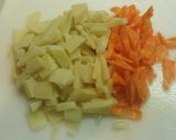 筍と鶏挽肉の混ぜご飯作り方1写真