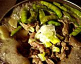 砂糖さやと牛肉の煮物★春の旬メニュー作り方5写真