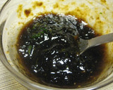 アボカドと岩海苔（海苔の佃煮）の和えもの作り方3写真